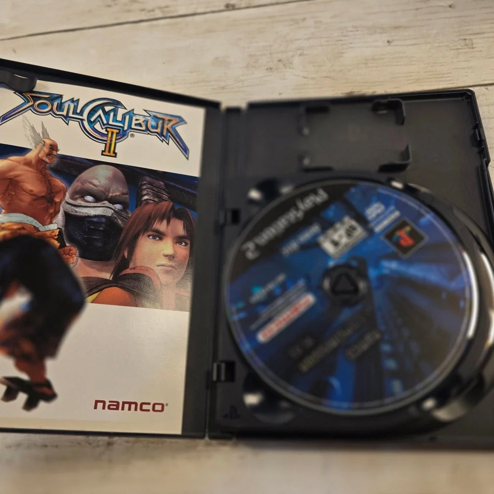 SoulCalibur II Sony PlayStation 2 PS2 Namco Fighting Game SLUS 20643 NTSC‎ U/C